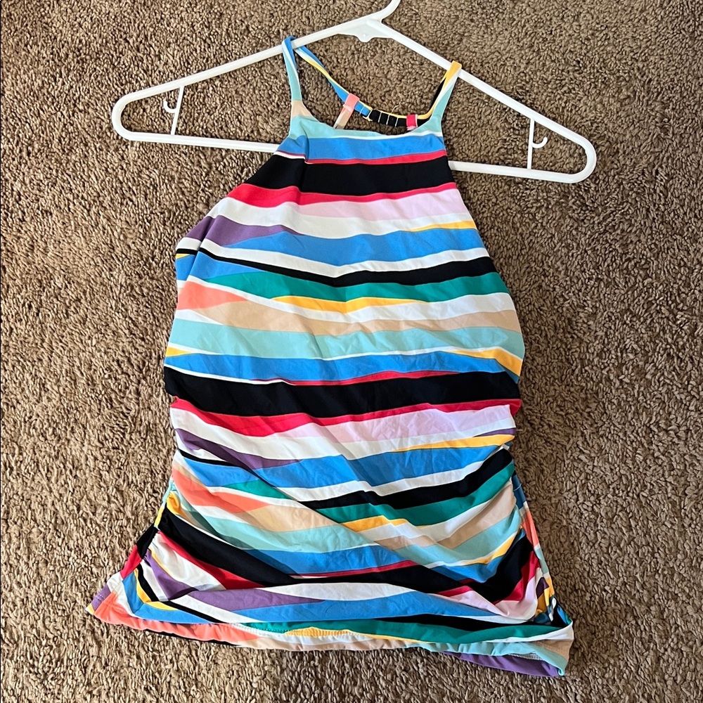 Anne Cole Colorful Striped Swim Coverup